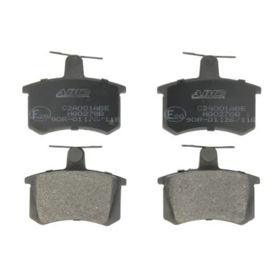 Abbildung von KRAFT 6010035 Bremsbelagsatz Hinterachse AUDI: Coupe B2, A8 D2, 100 C4 Limousine, VOLKSWAGEN: Scirocco II, ALFA ROMEO: 164
