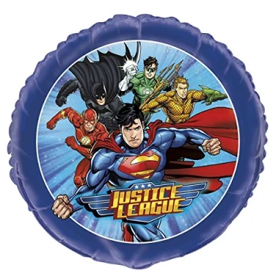 Abbildung von Superhelden Justice League Helium Ballon
