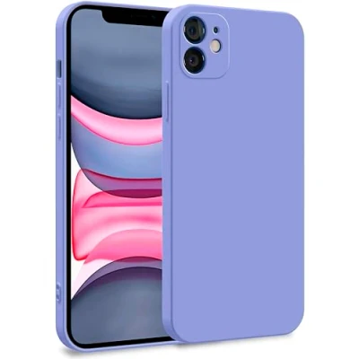Abbildung von MyGadget Hülle für iPhone 11 Zweilagige Handyhülle mit Kameraschutz Cover Innenfutter &amp; Silikon außen Flieder