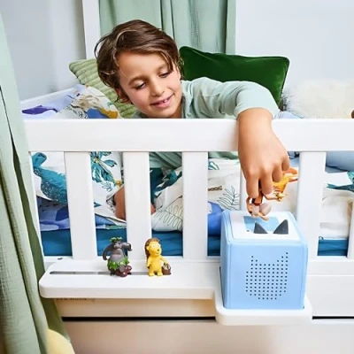 Abbildung von Alavya Home® Wandregal passend Für Toniebox I speziell entwickelt Hausbett, Kinderregal Ideal Magnetisch Junge und Mädchen