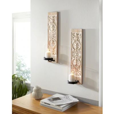 Abbildung von Home affaire Wandkerzenhalter, (2er Set)