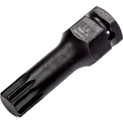 Abbildung von HAZET 990S 18LG Steckschlüsseleinsatz M18 XZN Chrom Vanadium Stahl, Nickel Molybdänstahl kfzteile, kfzteile24, bandel online, bandel, atp