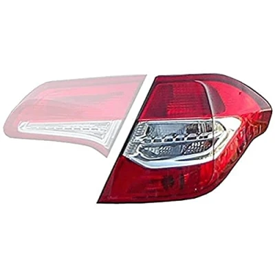 Abbildung von HELLA 2VP 354 988 021 Rückleuchte rechts äusserer Teil P21/5W, P21W, PY21W 12 mit Glühlampen Lampenträger CITROËN: C4 II Schrägheck