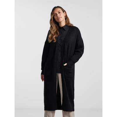 Abbildung von YAS Yasbalis LONG Cardigan Strickjacke, Damen, Größe: XL, Black