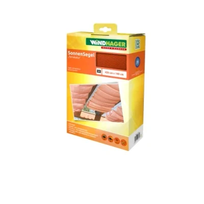 Abbildung von Windhager Sonnensegel, für Seilspannmarkise, inklusive Laufhaken, 4,2x1,4 m