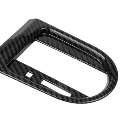 Abbildung von Dekoration Interieurleisten Auto Carbon Fiber Interior Center Getriebe Shift Rahmen Abdeckung Panel Schutz Trim Für Ford Mustang 2015 + Autoinnenrahmen