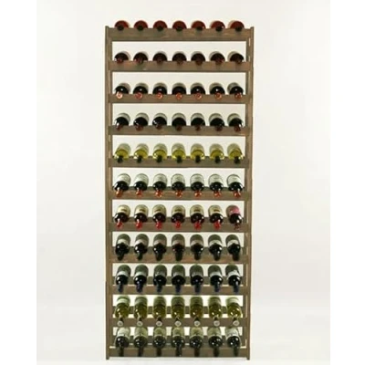 Abbildung von PROREGAL Weinregal PINOTWINE HxBxT 166x72x25cm 77 Flaschen Massives Kiefernholz Braun geölt Weinhalter Weinständer Flaschenständer Flaschenregal Holzregal