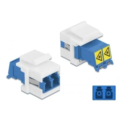Abbildung von Delock Keystone Modul LC Duplex Buchse zu