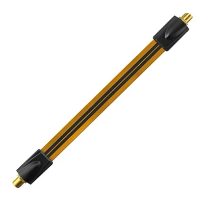 Abbildung von Comag Premium Fensterdurchführung für SAT Kabel koaxial (F Kupplung auf F Kupplung, vergoldet) 26 cm