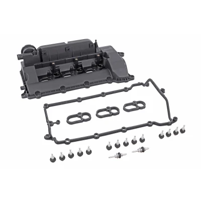 Abbildung von VAICO V48 0466 Zylinderkopfhaube rechts mit Ventildeckeldichtung Schrauben, Entlüfterventil LAND ROVER: Range Rover Velar, Sport