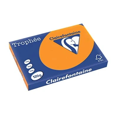 Abbildung von 5 x Clairefontaine Kopierpapier Trophee A3 120g/qm VE=250 Blatt intens