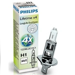 Abbildung von Glühlampe, Fernscheinwerfer PHILIPS 12258LLECOC1