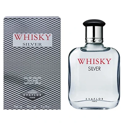 Abbildung von WHISKY SILVER Eau de Toilette (EDT) für Männer 100 ml Die beste Geschenkidee Ihn EVAFLORPARIS, 3509170000000