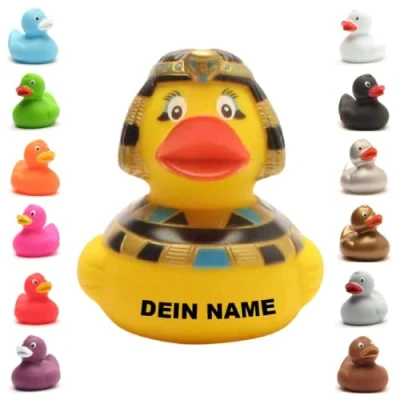 Abbildung von Badeente personalisierbar (Kleopatra Ente)