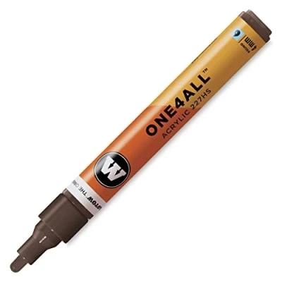 Abbildung von Molotow Permanentmarker One4All 227 HS nachfüllbar 4mm haselnussbraun
