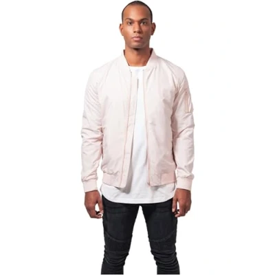 Abbildung von Urban Classics Light Bomber Jacket Bomberjacke, Herren, Größe: Medium, pink