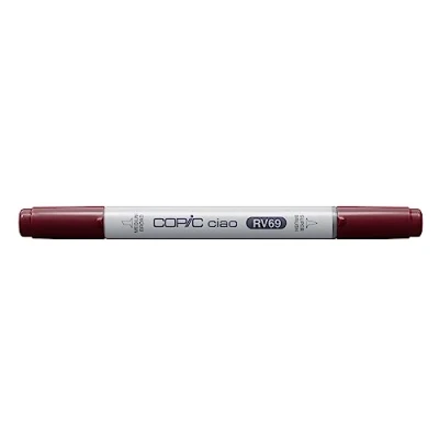 Abbildung von COPIC Ciao Marker Typ RV 69, Poeny, vielseitiger Layoutmarker, mit einer mittelbreiten und Brush Spitze