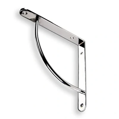 Abbildung von SO TECH® Wandregalhalter Regalkonsole RK04, 2 tlg., Chrom poliert