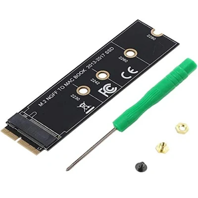 Abbildung von OLVINS M.2 NVME SSD Konvertierungsadapterkarte das Upgrade des für MacBook Air (2013 2017)