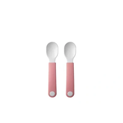 Abbildung von Mepal Lernlöffel Mio Baby Lernbesteck Spülmaschinengeeignet &amp; BPA frei 2er Set Deep pink