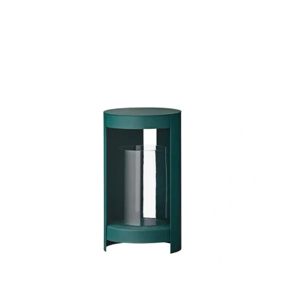 Abbildung von AYTM Laterne Ora, dunkelgrün, Höhe 28,2 cm, Glas, Aluminium