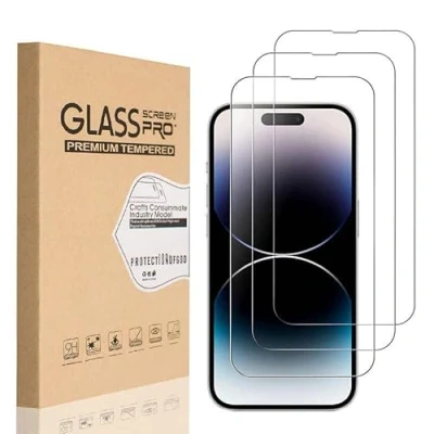 Abbildung von trendyoo 3 Stück Panzerglas Schutzfolie für iPhone 12 mini, Frei von Kratzern, Panzer Schutz Glas 9H Härte, HD Displayschutzfolie, Ultra klar, Ultrabeständig