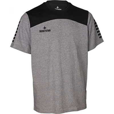 Abbildung von Derbystar Ultimo T Shirt Grau/Schwarz 3XL