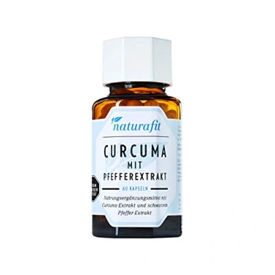 Abbildung von Naturafit Curcuma mit Pfeffer Kapseln 60 St