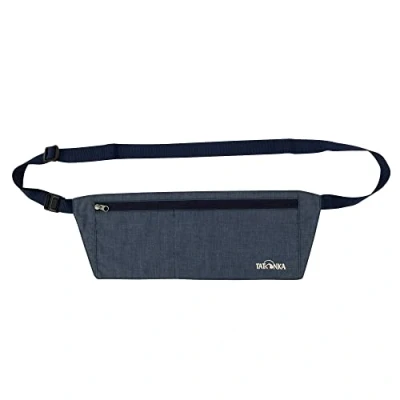 Abbildung von Tatonka Skin Moneybelt Flache und leichte Bauchtasche mit Zwei Fächern 2 unauffälligen Tragen unter der Kleidung (Dark Blue), 12 x 33 cm
