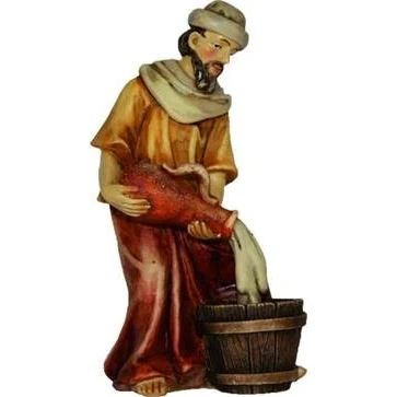 Abbildung von Unbekannt Krippenfiguren Bauer mit Amphore, geeignet für 10cm Figuren,