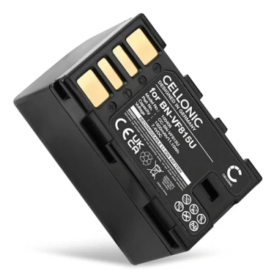 Abbildung von CELLONIC BN VF808 VF815 VF823 VF915 Akku kompatibel mit JVC PX100 HM200 MG330 HM100 D728 D750 HD200 BNVF808 BNVF823 3.6V 3.7V 1500mAh