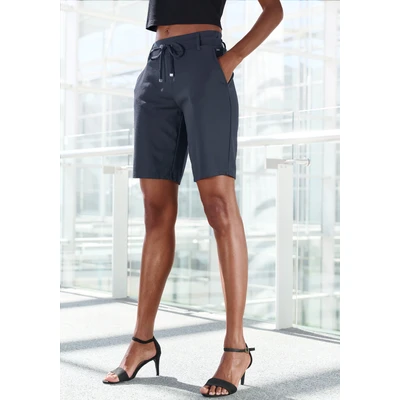 Abbildung von LASCANA Shorts mit Gürtelschlaufen und Bindeband, Loungewear