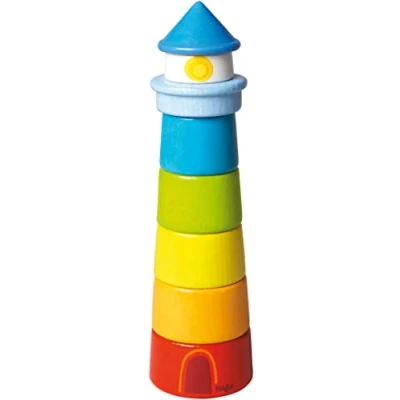 Abbildung von Haba Stapelspielzeug Stapelspiel Leuchtturm, unisex neutral