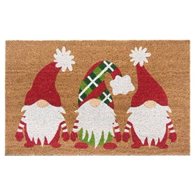 Abbildung von Fußmatte Mix Mats Kokos Christmas Gnomes, HANSE Home, rechteckig, Höhe: 15 mm, Weihnachten, Schmutzfangmatte, Outdoor, Rutschfest, Innen, Kokosmatte