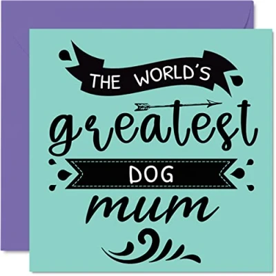 Abbildung von Geburtstagskarten für Sie von dem Hund die beste Hundemama Geburtstagskarte Haustier, Hundemutter, Geburtstagsgeschenke, 145 mm x mm, Muttertagsgrußkarten Mama, Mama