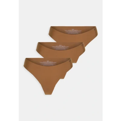 Abbildung von Under Armour Underwear PURE Stretch NO SHOW Thong Solid 3 PACK String, Damen, Größe: Medium, Hue