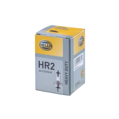 Abbildung von HELLA 8GD 002 088 271 Glühlampe, Fernscheinwerfer R2 (Bilux) 24V 55/50W Halogen MERCEDES BENZ: T1 Pritsche/Fahrgestell, T2/L Kasten / Kombi
