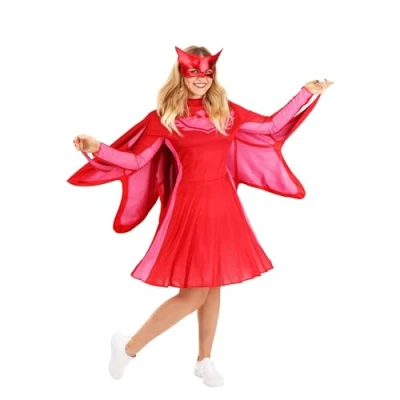 Abbildung von Disguise Damen Owlette Klassisches Erwachsenenkostüm, rot, Small (4 6) US