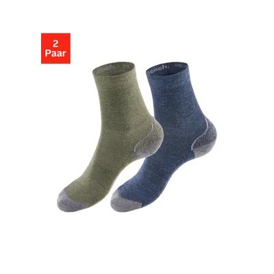 Abbildung von Bench 2 PACK Socken, Damen, Größe: 35 38, Navy schwarz melange olive