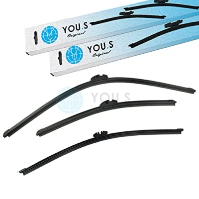 Abbildung von YOU.S SCHEIBENWISCHER SET VORNE + HINTEN 650 450 350 mm (3 Stück)