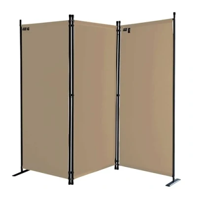 Abbildung von Quick Star Paravent 3tlg. 170x165cm Sand