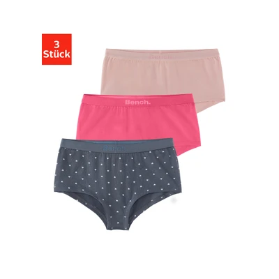 Abbildung von Bench. Panty (Packung, 3 St) in schöner Farbkombination und weichen Bündchen
