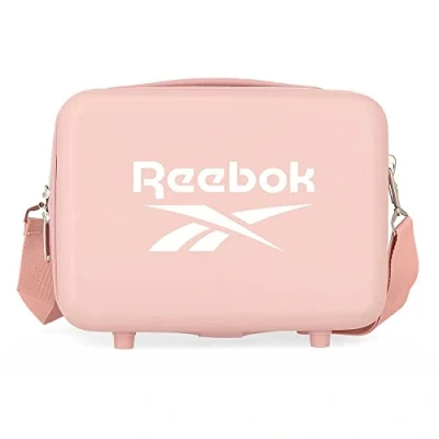Abbildung von Reebok Roxbury Kabinenkoffer, Rosa, 40 x 55 20 cm, fester ABS Kunststoff, integrierter TSA Verschluss, 38,4 l, 2 kg, 4 Räder, Handgepäck, Maleta, kabinenkoffer
