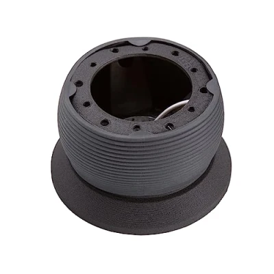 Abbildung von Simoni Racing Lenkradnabe passend für Audi 80/90 1986 1991 &amp; 100/200 1982 1994 Coupe/V8 1989 1994, Schwarz