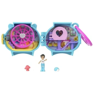 Abbildung von Polly Pocket Kuscheltiere Kompaktes Spielset GYV99 Hedgehog Hxx23