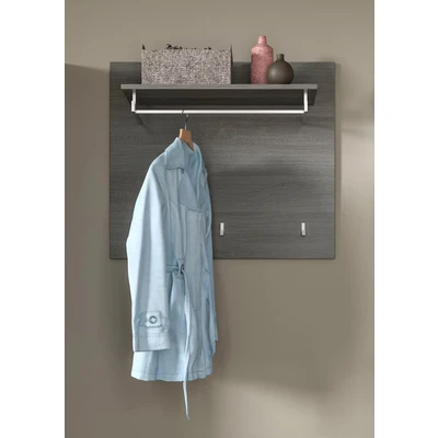 Abbildung von INOSIGN Garderobenpaneel &quot;Rumba, Breite 80cm, 3 Haken, 1 Kleiderstange, Ablageboden&quot;, Garderobe, Paneel, Wandpaneel, Flurmöbel