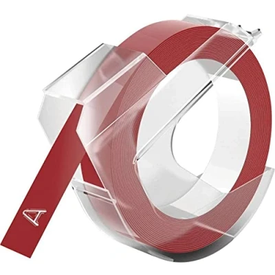 Abbildung von Dymo S0898150 (9 mm) Weiß bis rot Tape