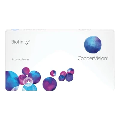 Abbildung von Biofinity Monatslinsen weich, 6 Stück / BC 8.6 mm DIA 14.0 +3,00 Dioptrien