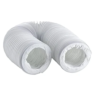 Abbildung von Steinberg14 Weiß Ø 100mm / 3m Abluftschlauch PVC Flexibel Schlauch für Klimaanlagen Dunstabzugshaube Trockner