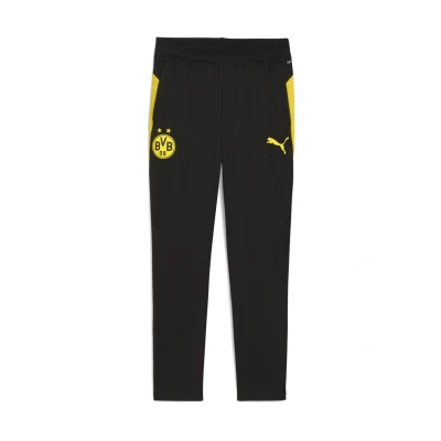 Abbildung von Puma Borussia Dortmund Trainingshose Herren Mit Other Pattern Black/Faster Yellow Größe: M